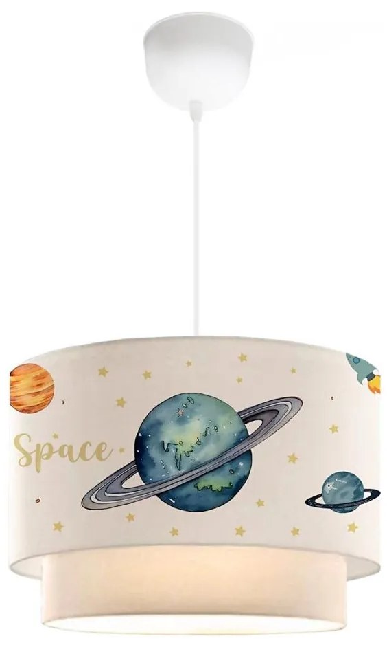 Lampadario per bambini CANDY 1xE27/40W/230V bianco/multicolore