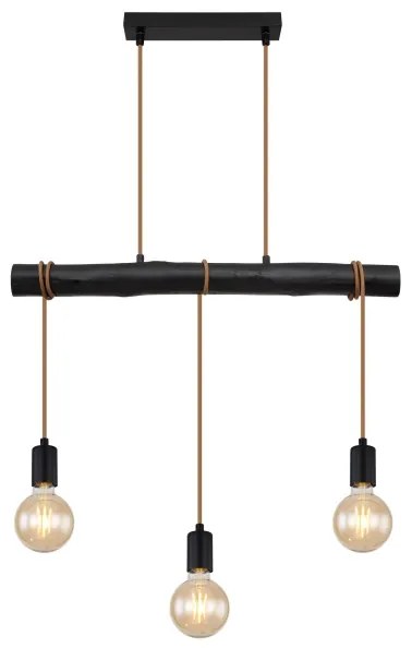 Globo 15539-3HB - Lampadario a sospensione con filo GREGOR 3xE27/60W/230V