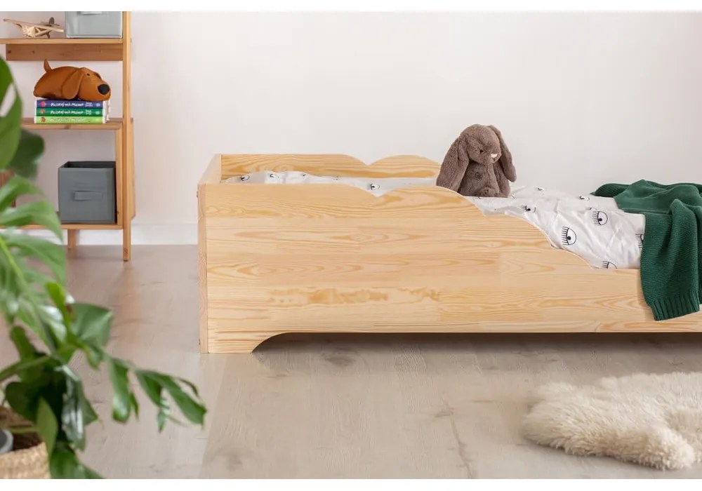 Letto per bambini in legno di pino 70x140 cm Box 11 - Adeko