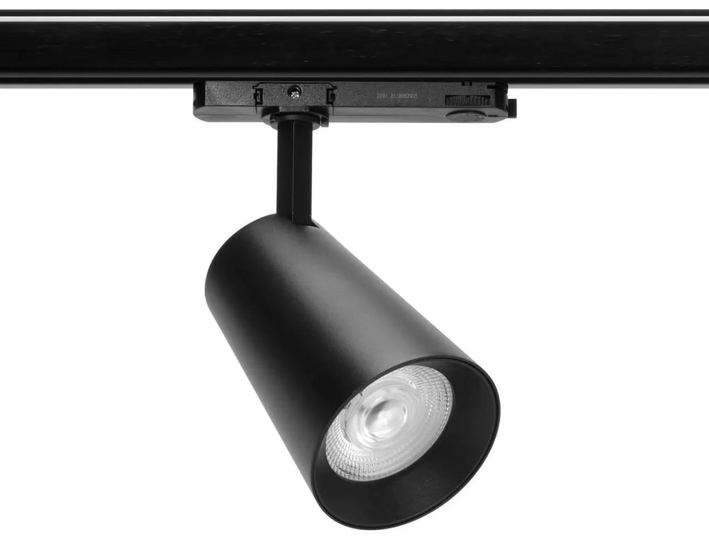 Faro LED 40W Trifase Nero CRI92 CCT Bianco Variabile 38° Bridgelux LED Colore Bianco Variabile CCT