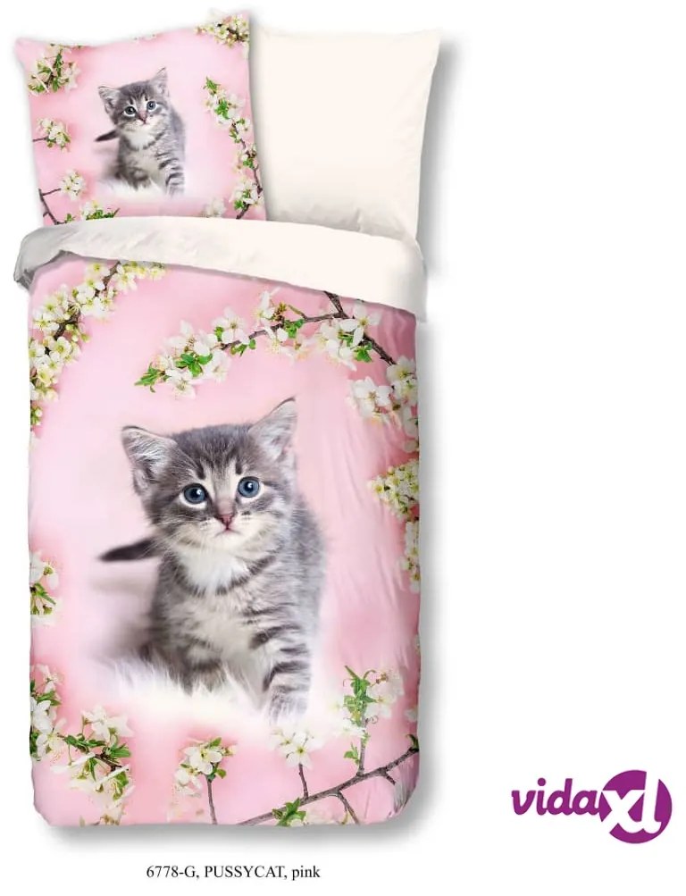 Good Morning Copripiumino per Bambini Pussycat 135x200 cm