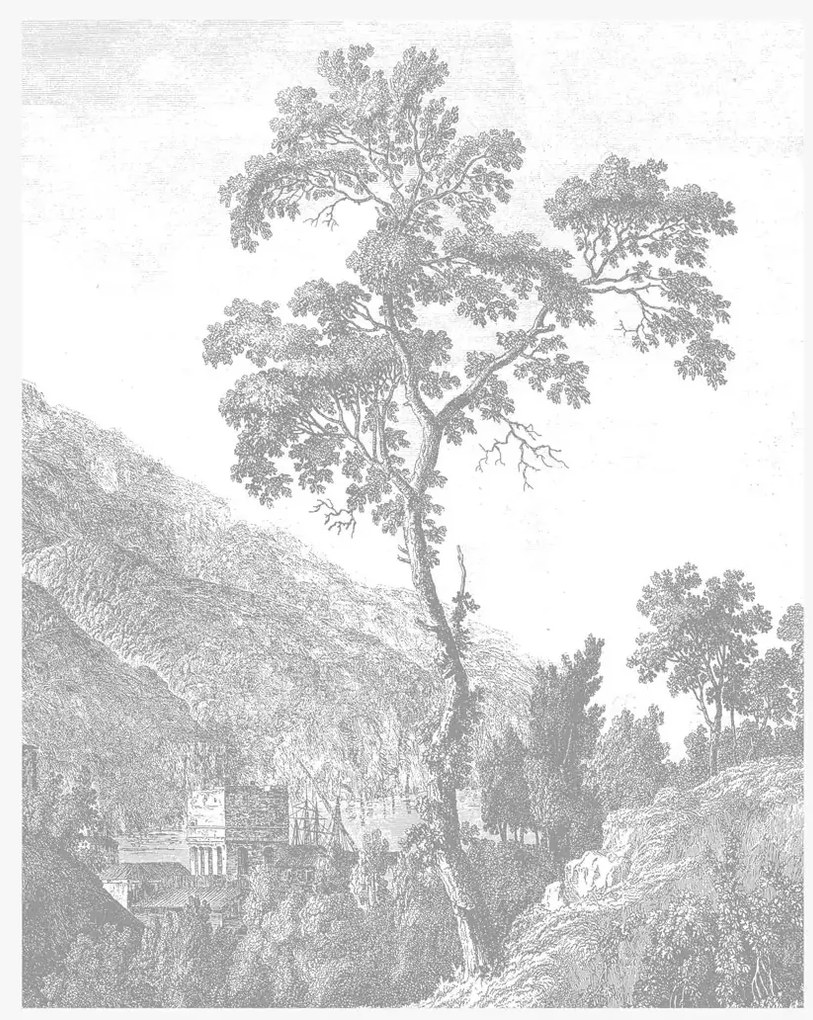 KEK Amsterdam Carta da parati panoramica Engraved Landscapes 1 - XS