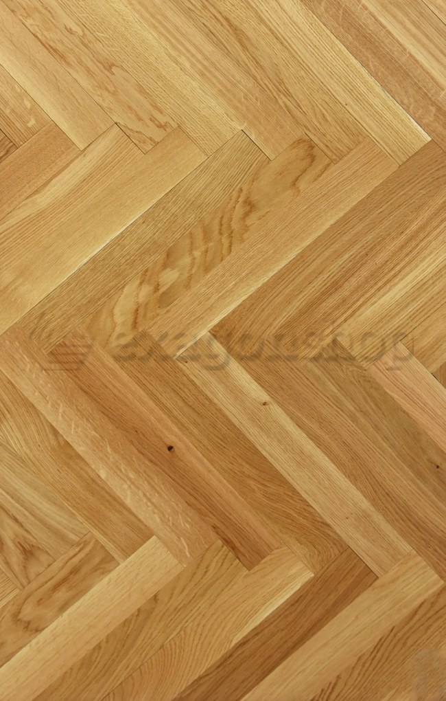 Bauwerk Parquet Monopark Budget Listello 470x70 Spessore 9,6 mm spina di pesce Rovere Europeo verniciato opaco