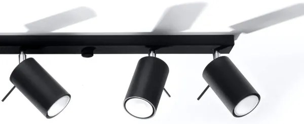 Sollux SL.0334 - Faretto RING 6L 6xGU10/10W/230V nero