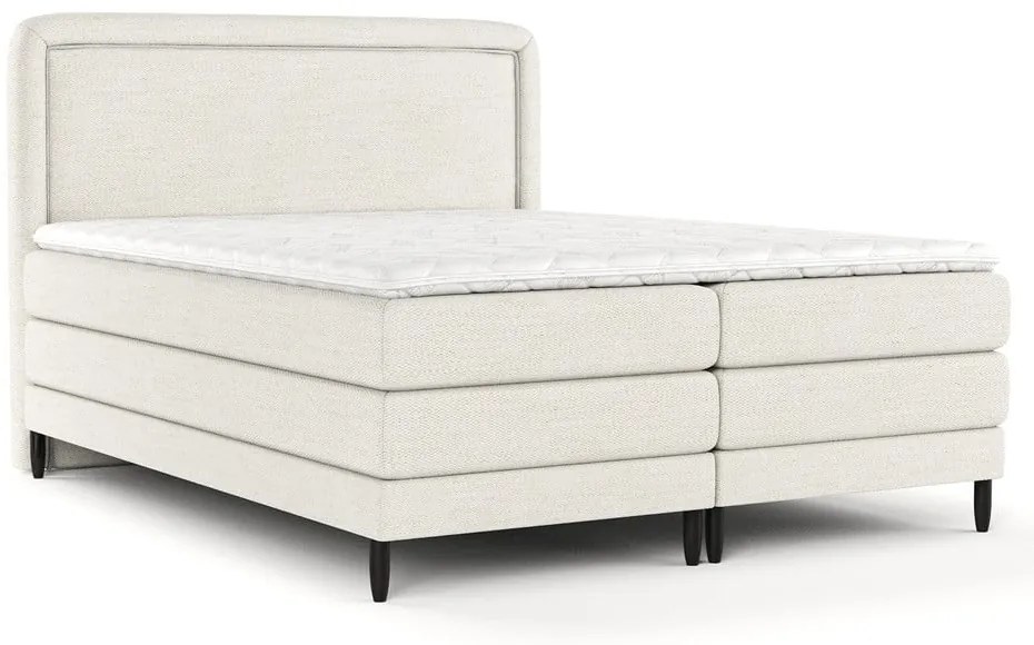 Letto boxspring crema 200x200 cm Dove - Maison de Rêve