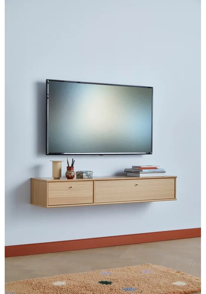 Mobile TV in rovere naturale 133x22 cm Mistral - Hammel Furniture