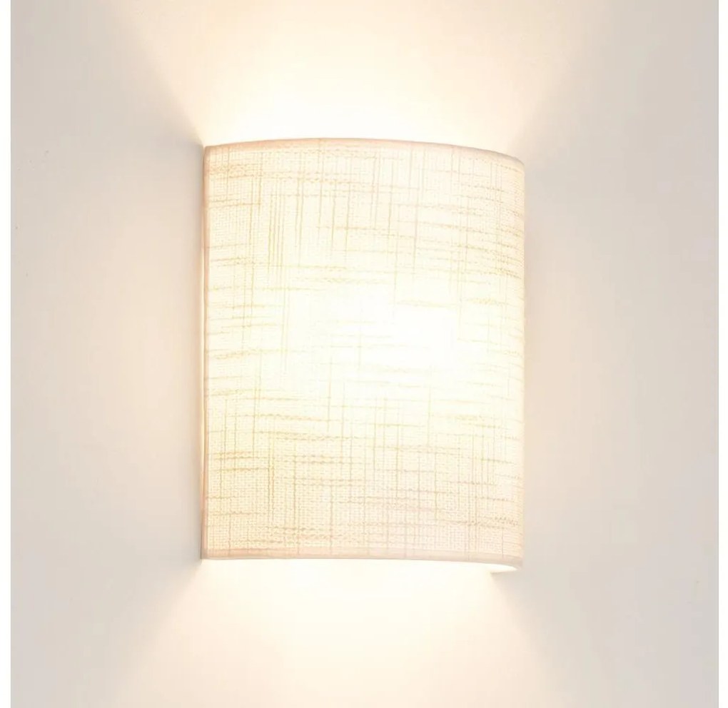 Brilagi - Applique SEMI 1xE27/15W/230V diametro 20 cm grigio chiaro