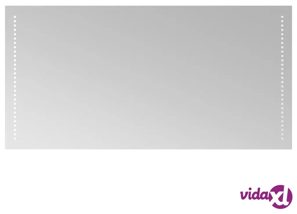 vidaXL Specchio da Bagno con Luci LED 50x100 cm