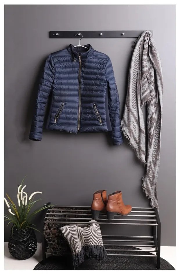 Scarpiera nera in legno di pioppo Padova - House Nordic