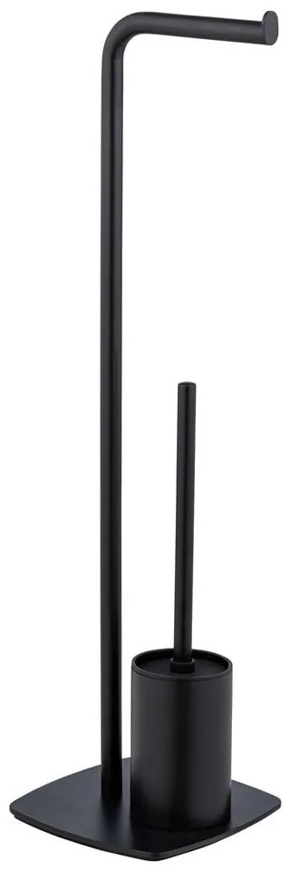 Porta carta igienica in acciaio con spazzola Iria - Wenko