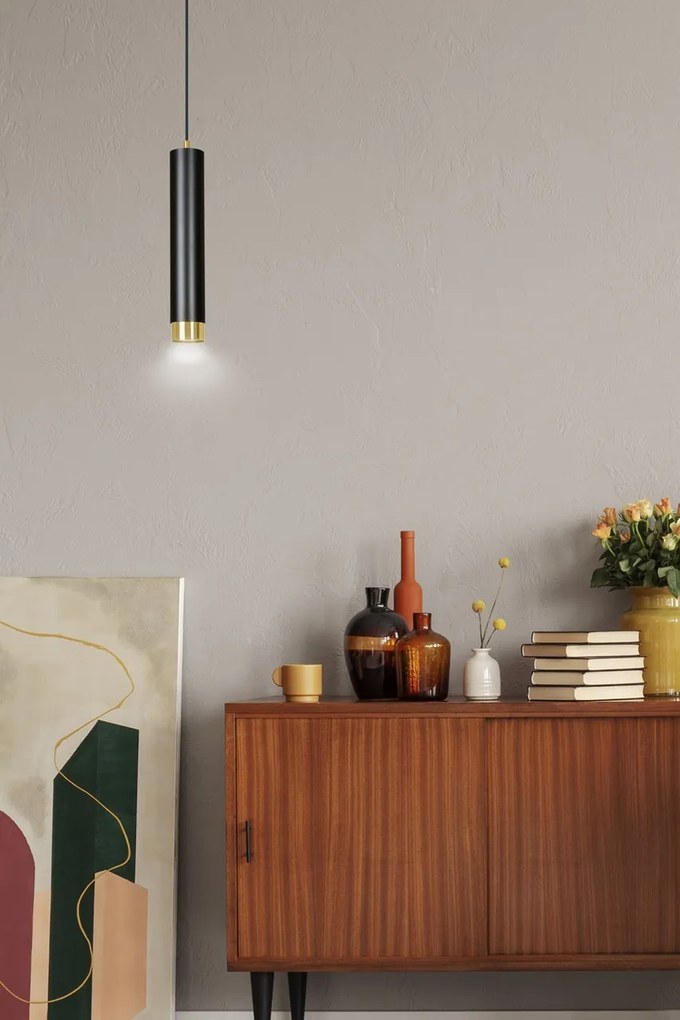Lampada a Sospensione in Acciaio KIBO 1 GU10