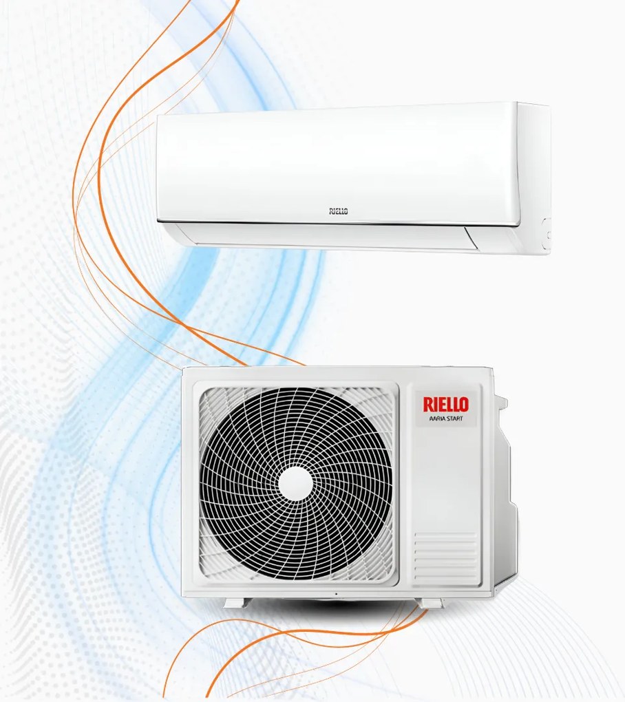 Climatizzatore Riello Aaria Start N-AMW St N Mono Inverter R-32 WiFi, 18.000
