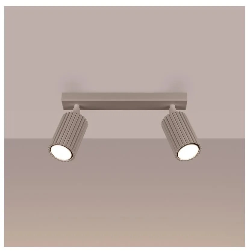 Brilagi - Faretto CRESTO 2xGU10/10W/230V taupe