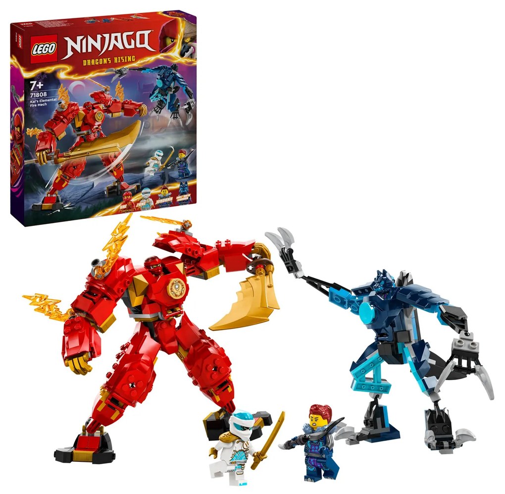 Mech elemento Fuoco di Kai Lego Ninjago