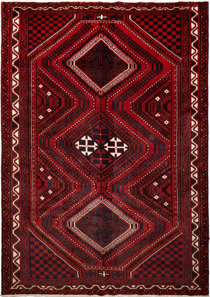 Lori Tappeto persiano 220 x 310 Rosso (Iran) Annodato A Mano