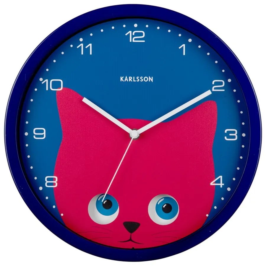 Orologio per bambini ø 31 cm Peekaboo Cat - Karlsson