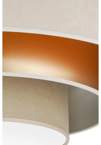 Duolla - Plafoniera LED LUNETA LED/26W/230V diametro 60 cm 4000K color crema/oro