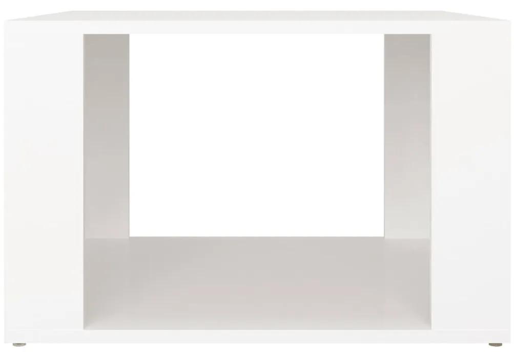 Comodino Bianco 57x55x36 cm in Legno Multistrato