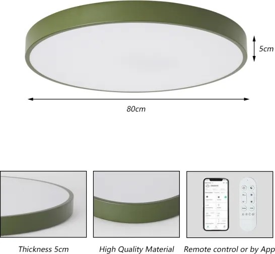 Brilagi-LED dimmerabile lampada per piscina POOL SMART LED/100W/230V 80 cm Wi-Fi Tuya+telecomando verde