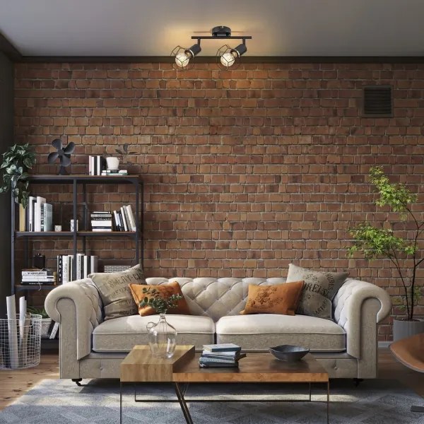 Rabalux 71066 - Faretto FRAN 2xE27/40W/230V nero