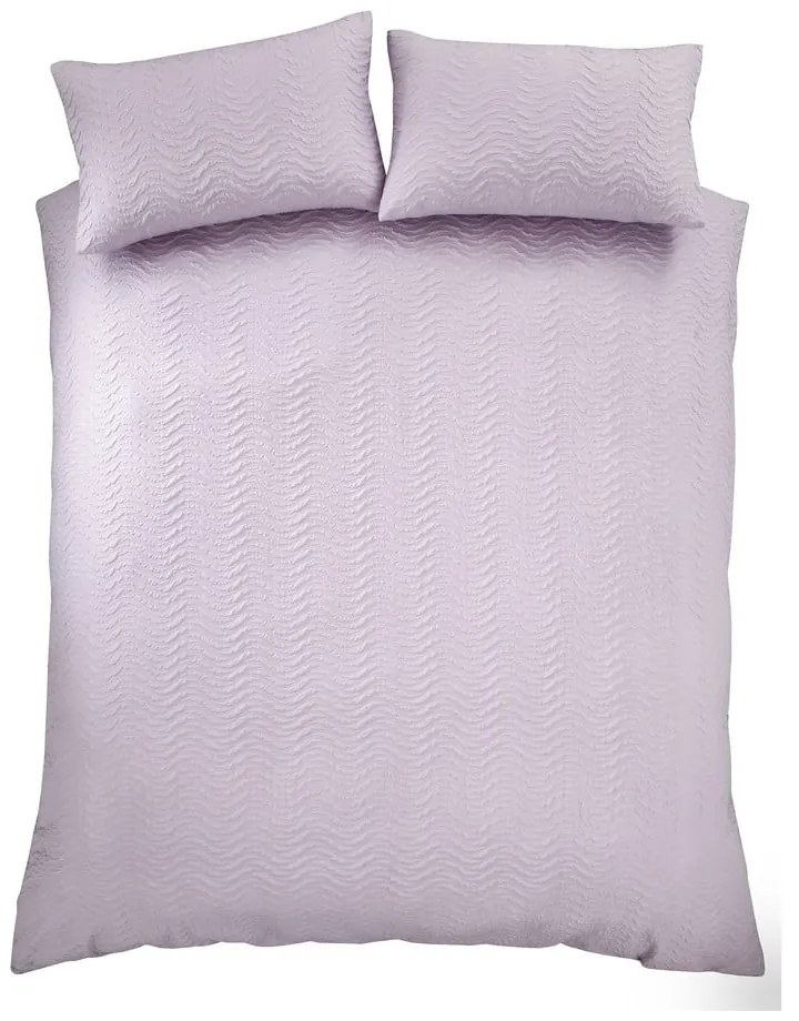 Biancheria da letto lavanda per letto singolo 135x200 cm Heatset Wave – Catherine Lansfield
