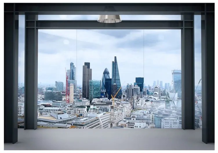 Fotomurale  City View  London  Colore Nero, Dimensioni e Misure 100x70