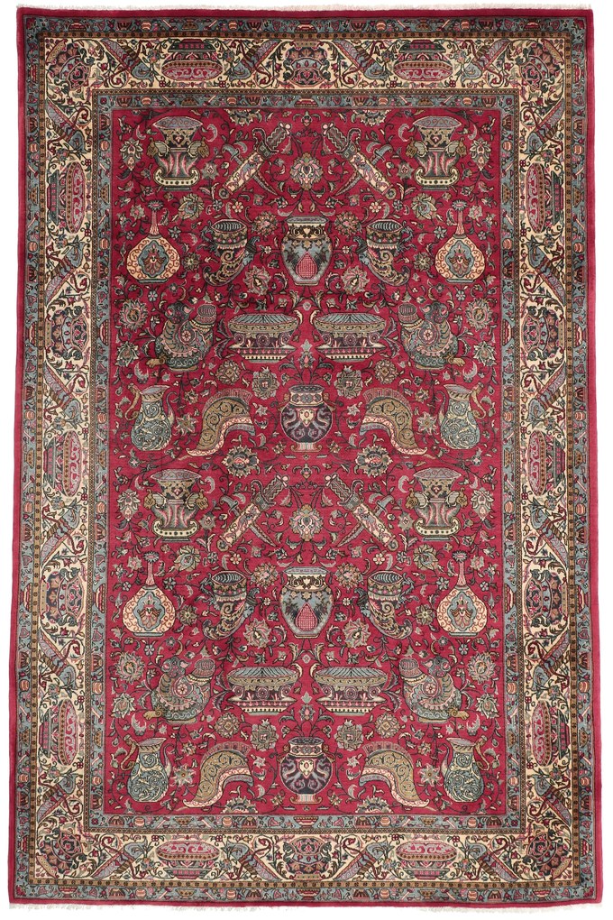 Sarouk Tappeto 310x200 (Iran) Annodato A Mano