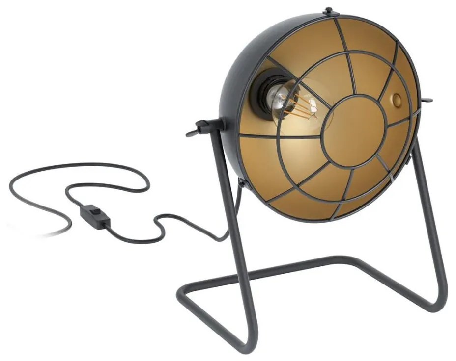 Eglo 43185 - Lampada da tavolo TREBURLEY 1xE27/28W/230V