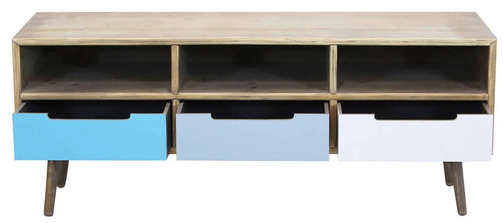 ADELINE - porta tv in legno colorato