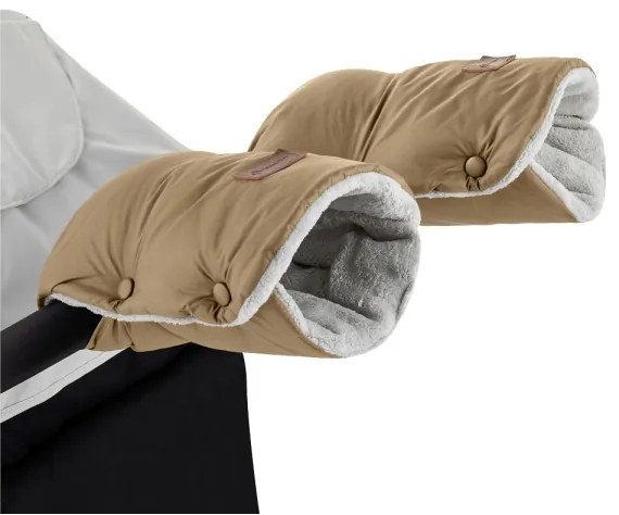 PETITE&MARS - SET Coprigambe per bambini 3in1 JIBOT + stroller mano muff marrone