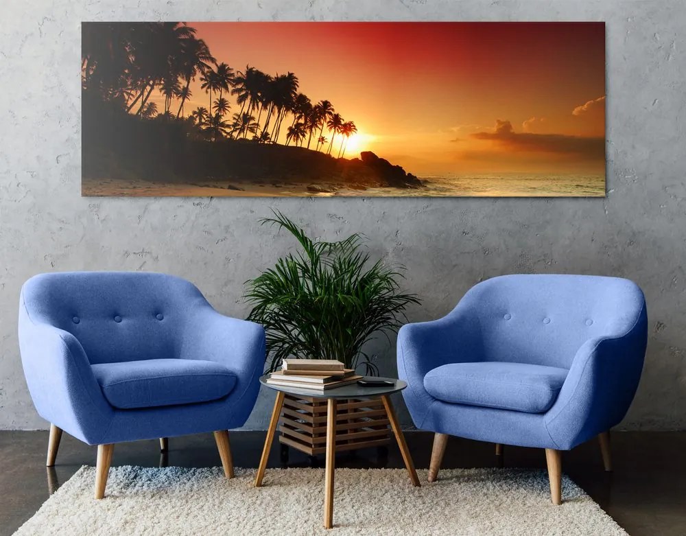 Quadro su tela – Tramonto in Sri Lanka