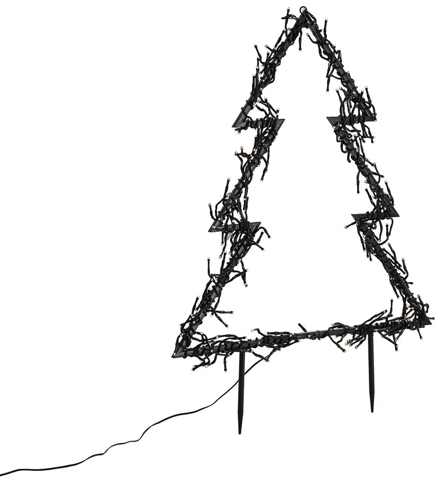 Faretto natalizio Albero di Natale con LED IP44 - Rudolph