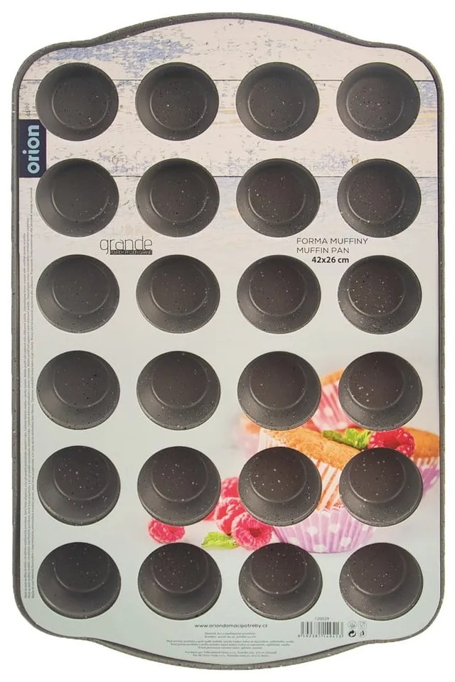 Stampo da forno in metallo per muffin 26x42 cm Grande – Orion