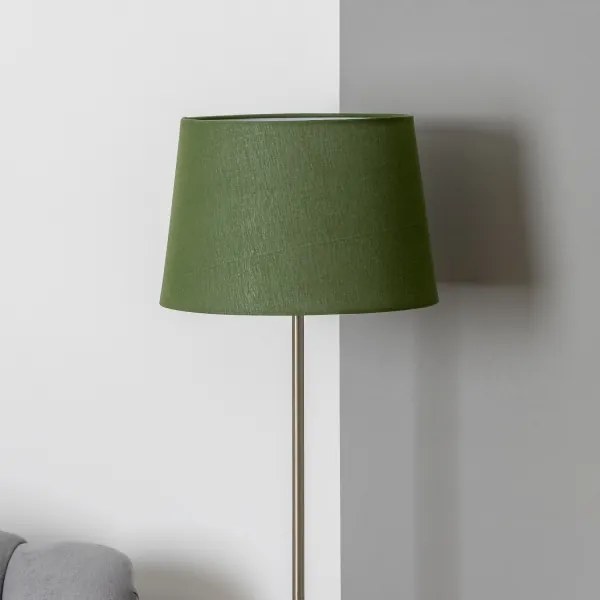Brilagi - Lampada da terra a LED CERIA 1xE27/40W/230V Ø 30 cm verde/cromo opaco