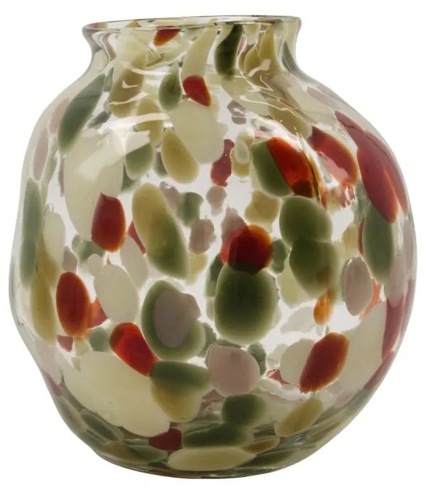 Tikamoon - Vaso in vetro Dot, multicolore