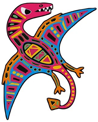 Scratch art - Sagome di dinosauri