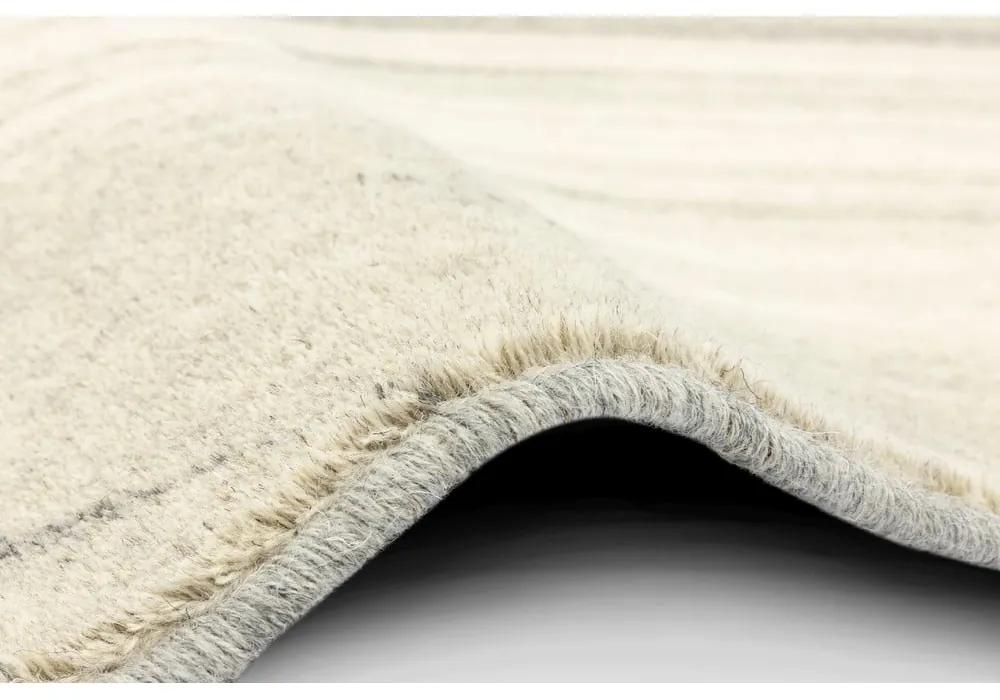 Tappeto in lana crema 160x240 cm Haze - Agnella