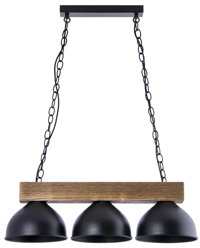 Lampadario a sospensione con catena 3xE27/60W/230V