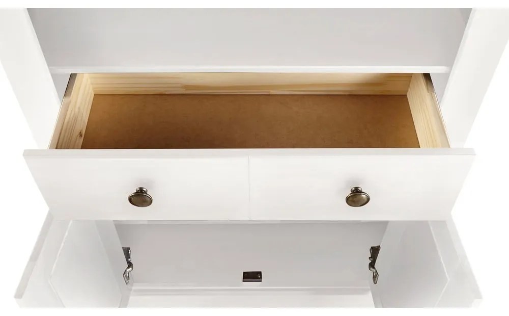 Libreria in legno di pino bianco 181x31 cm Mille - Støraa