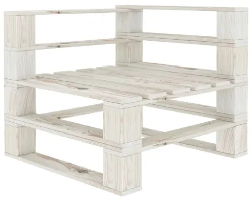 Set Divani da Giardino su Pallet 5 pz con Cuscini Neri in Legno