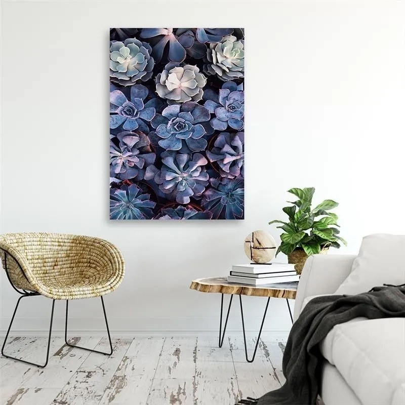 Quadro su tela, Fiori di lillà scandinavi  Dimensioni 60x90