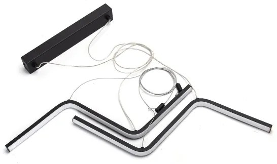 Aigostar - Lampadario LED a sospensione con filo LED/23W/230V 2700K