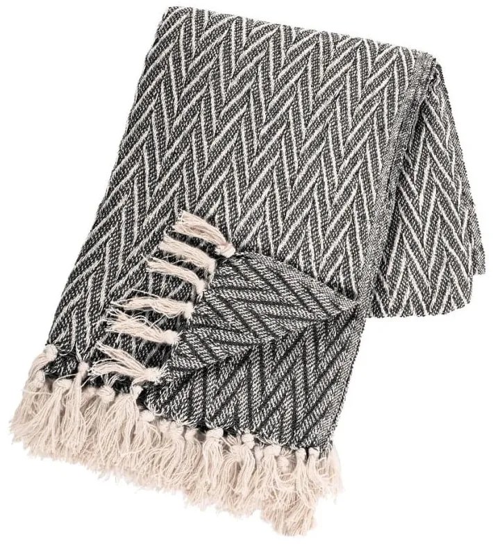 Coperta in cotone riciclato 130x170 cm Alpana - Tiseco Home Studio