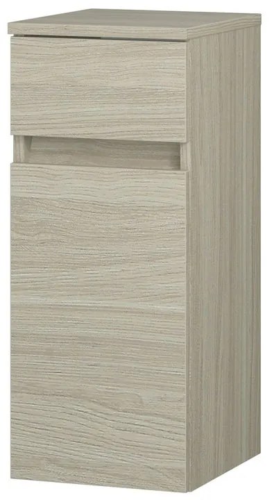 Armadietto bagno a terra Kora 1 cassetto 1 anta P 34 x L 30 x H 72 cm olmo rousseau truciolare