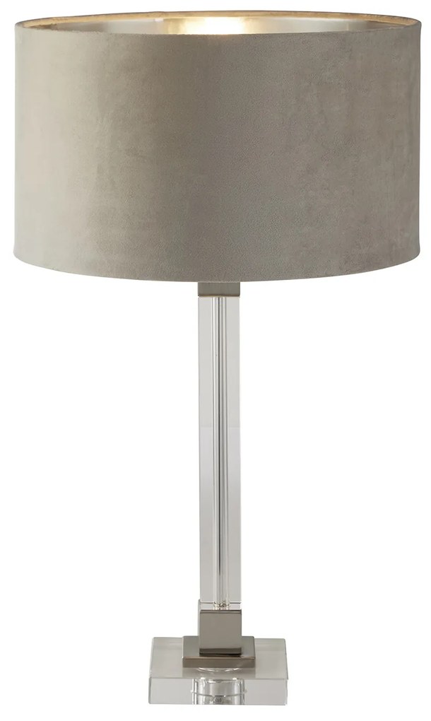 Lampada Scrivania Contemporanea Scarborough Cristallo Senza Paralume 1 Luce E27