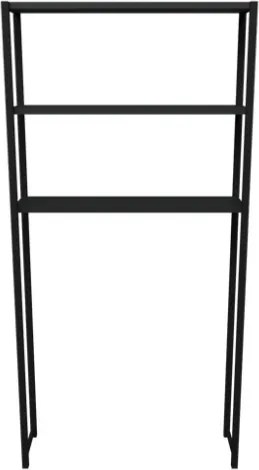 Mobile Coprilavatrice Stile Industrial 70x21x150 Con 3 Ripiani Ida Antracite