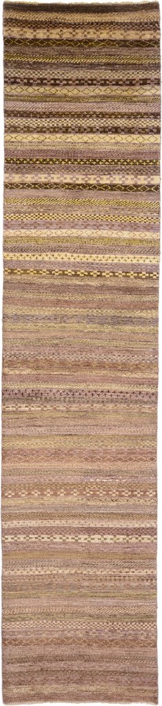 Gabbeh Tappeto 80 x 360 (Pakistan) Annodato A Mano
