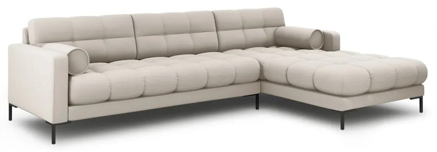 Divano angolare beige (angolo destro) Bali - Cosmopolitan Design