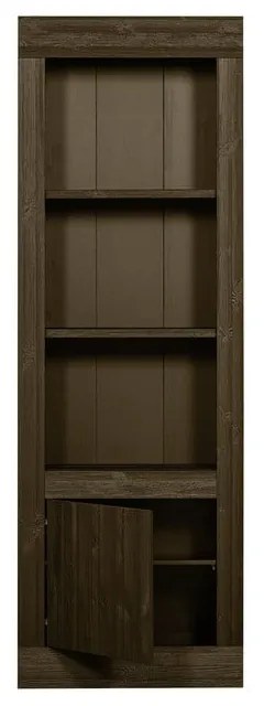 Libreria in legno di pino marrone 78x230 cm Yumi - BePureHome