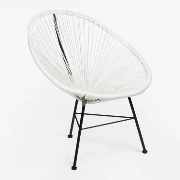 Confezione da 2 nuove sedie da giardino Acapulco Bianco - Sklum